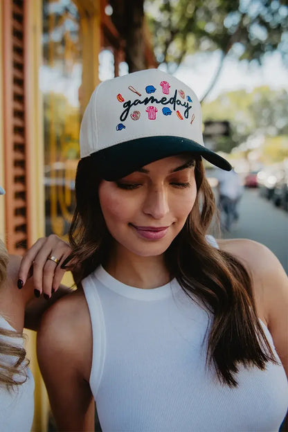 Gameday Baseball Doodles Hat