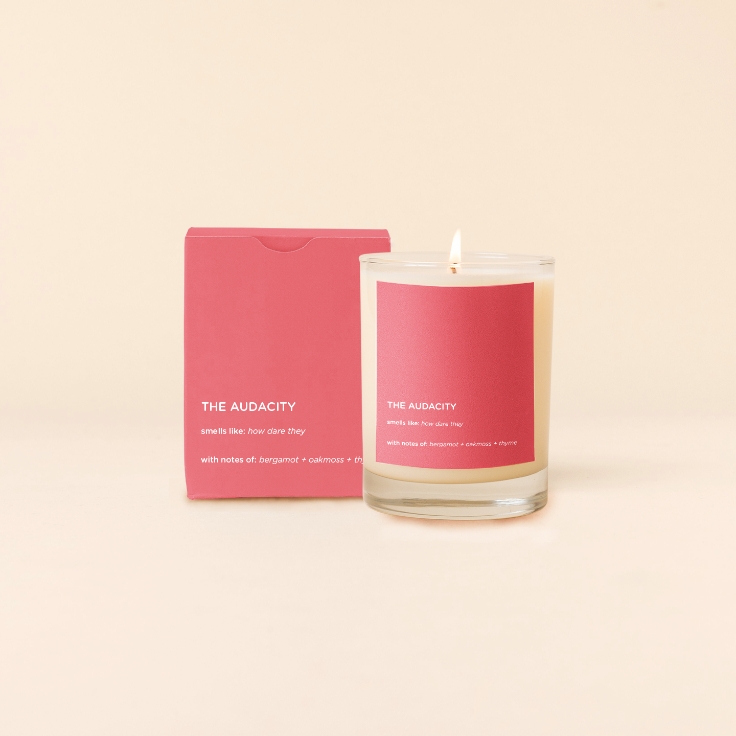 Sassy Rocks Glass Candle