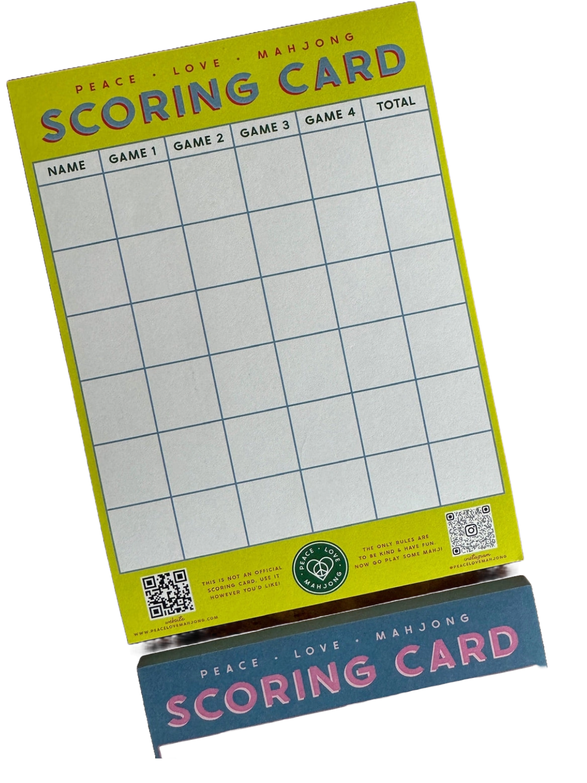 Mahjong Scoring Notepad