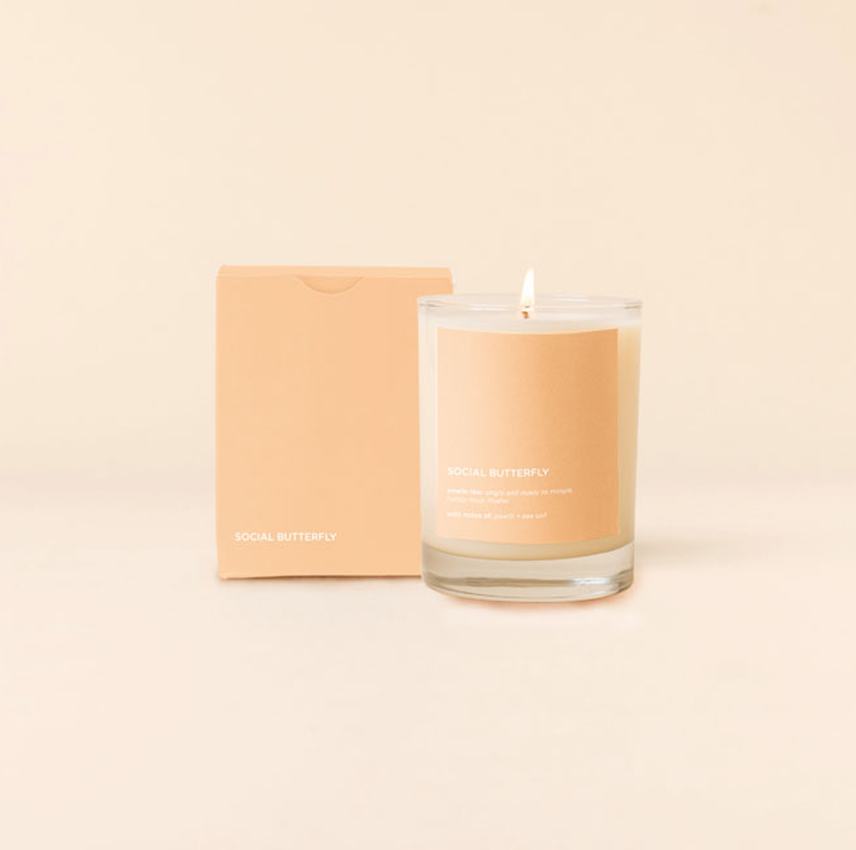 Sassy Rocks Glass Candle