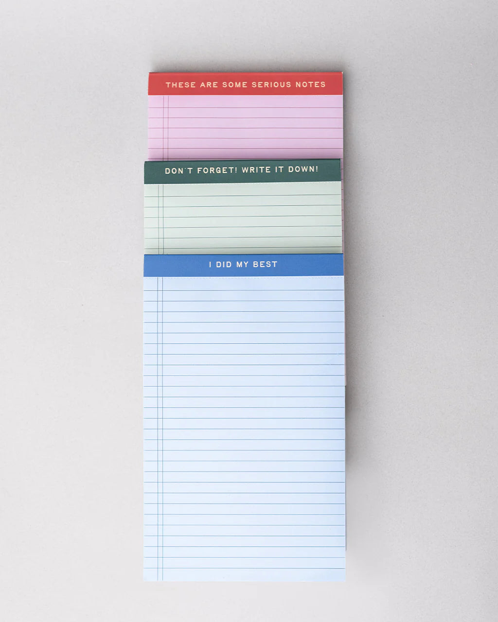 Set of 3 Notepads