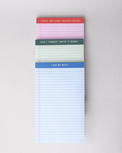 Set of 3 Notepads