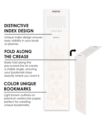 Watercolor Bookmarks: Townhouse