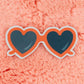 Heart Sunnies Decal Sticker