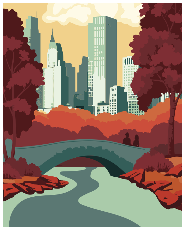 Central Park Fall in Love