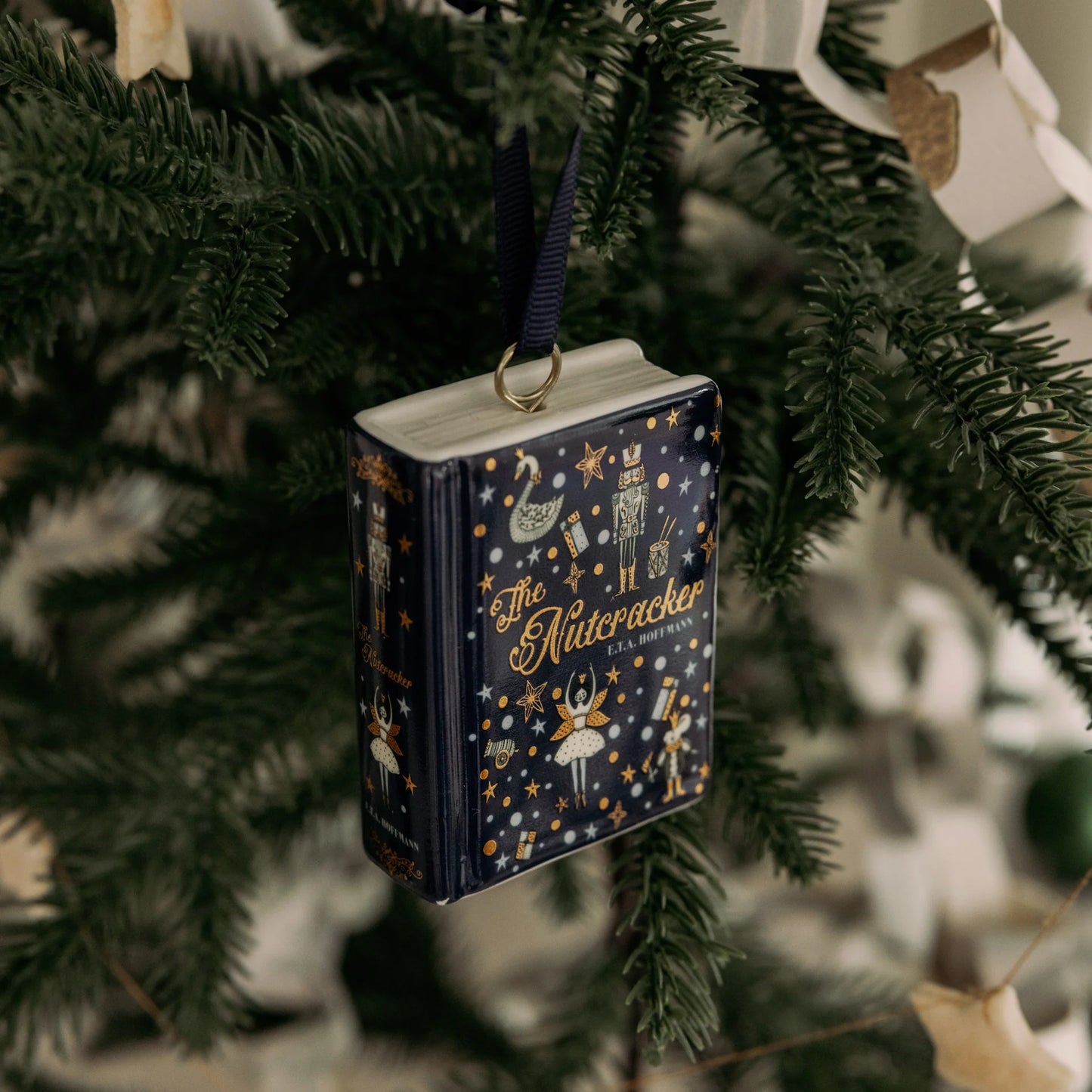 Nutcracker Book Ornament