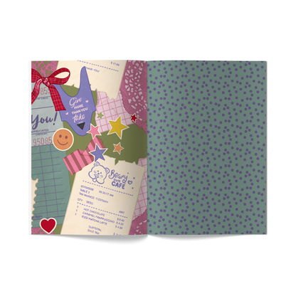 Junk Journal • Scrapbooking Paper Booklet