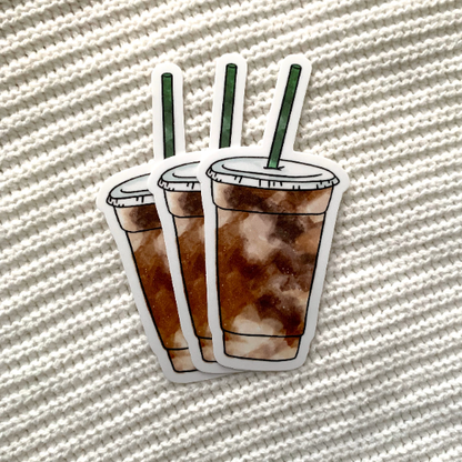 Iced Coffee Sticker