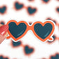 Heart Sunnies Decal Sticker