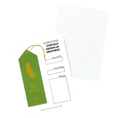 Kind of a Big Dill Award Ribbon