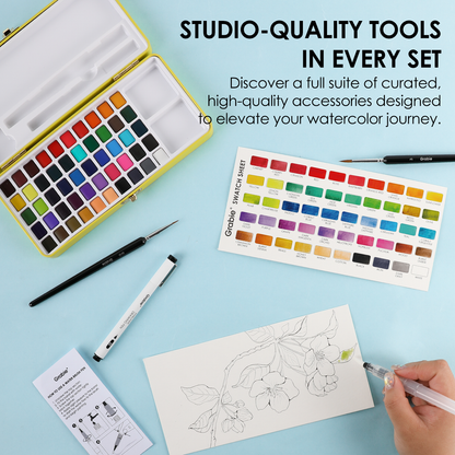 All-In-One Watercolor Set of 50
