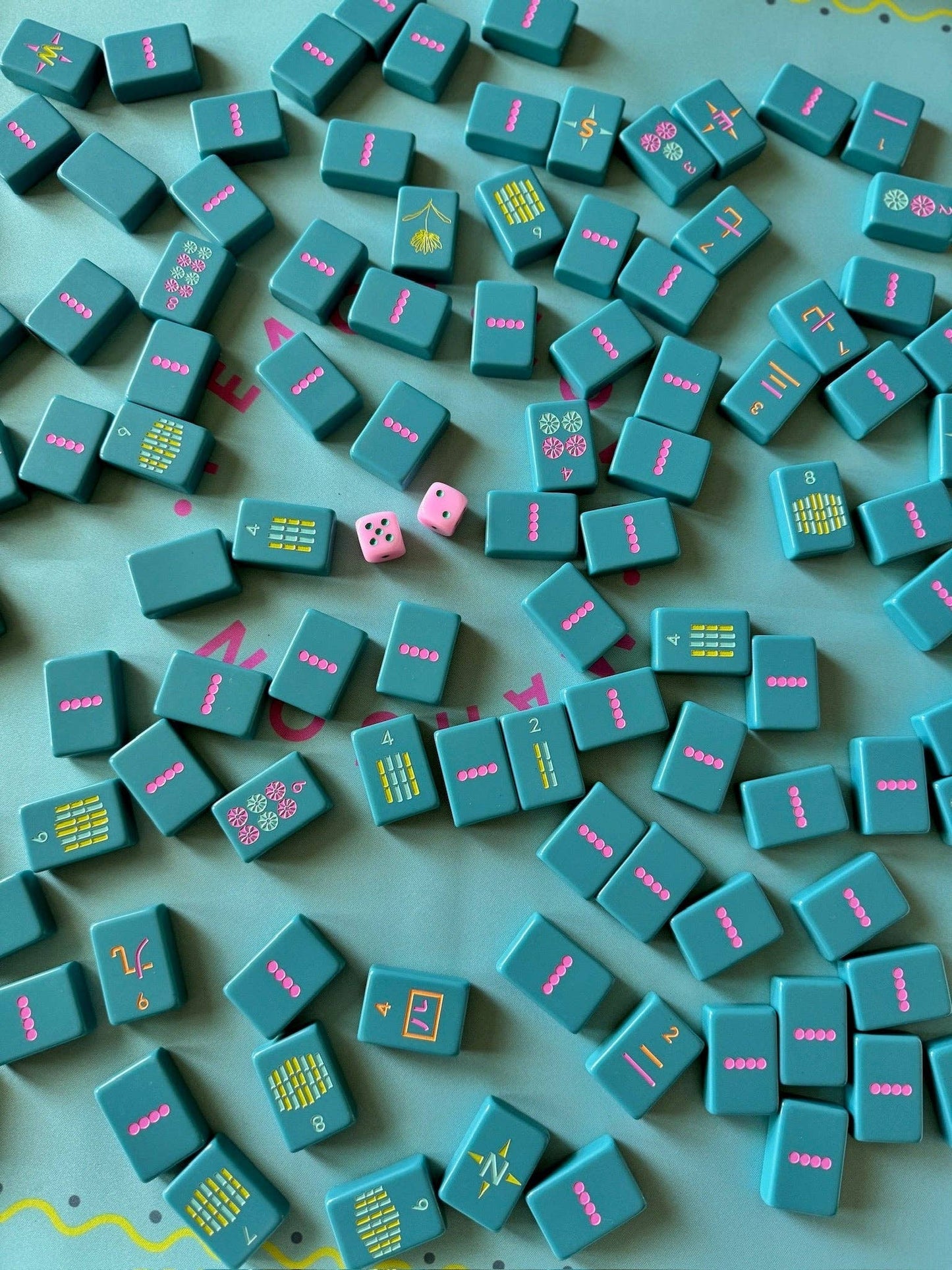 OG Mahj Tiles | Totally Teal