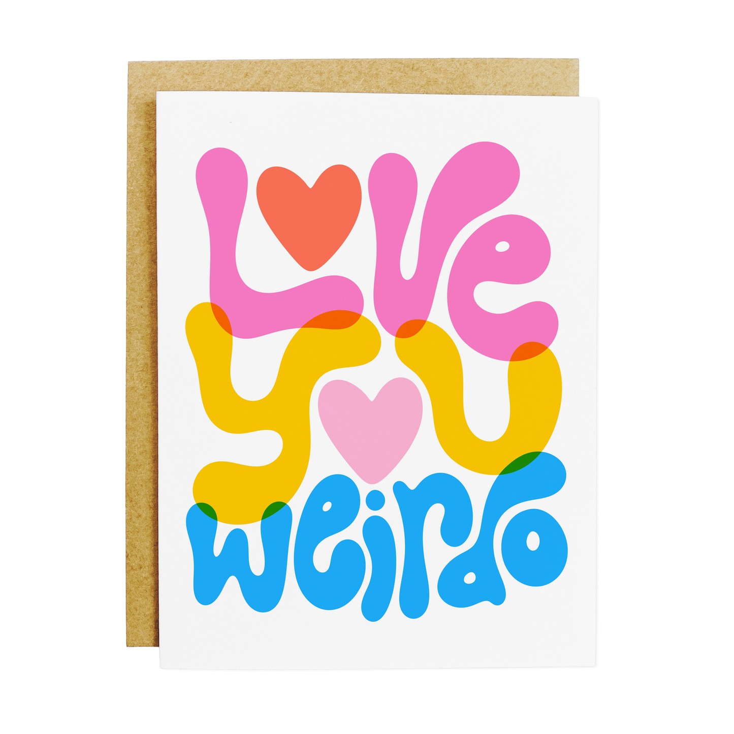 Love You Weirdo Card