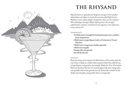Unofficial A Court of Thorns and Roses Cocktail Book
