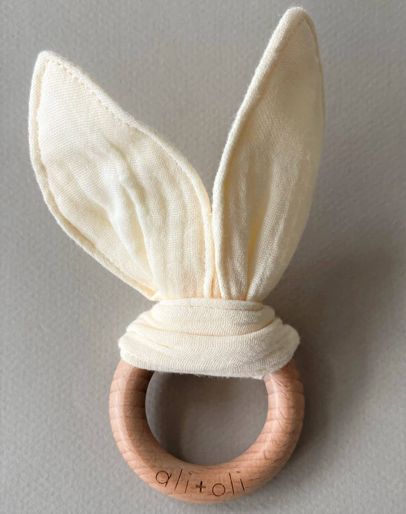 Bunny Wooden Teething Ring