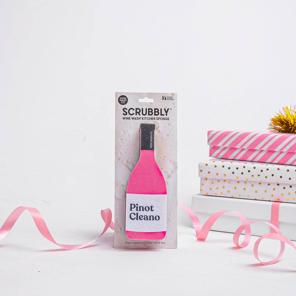 Pink Pinot Scrubbly Sponge
