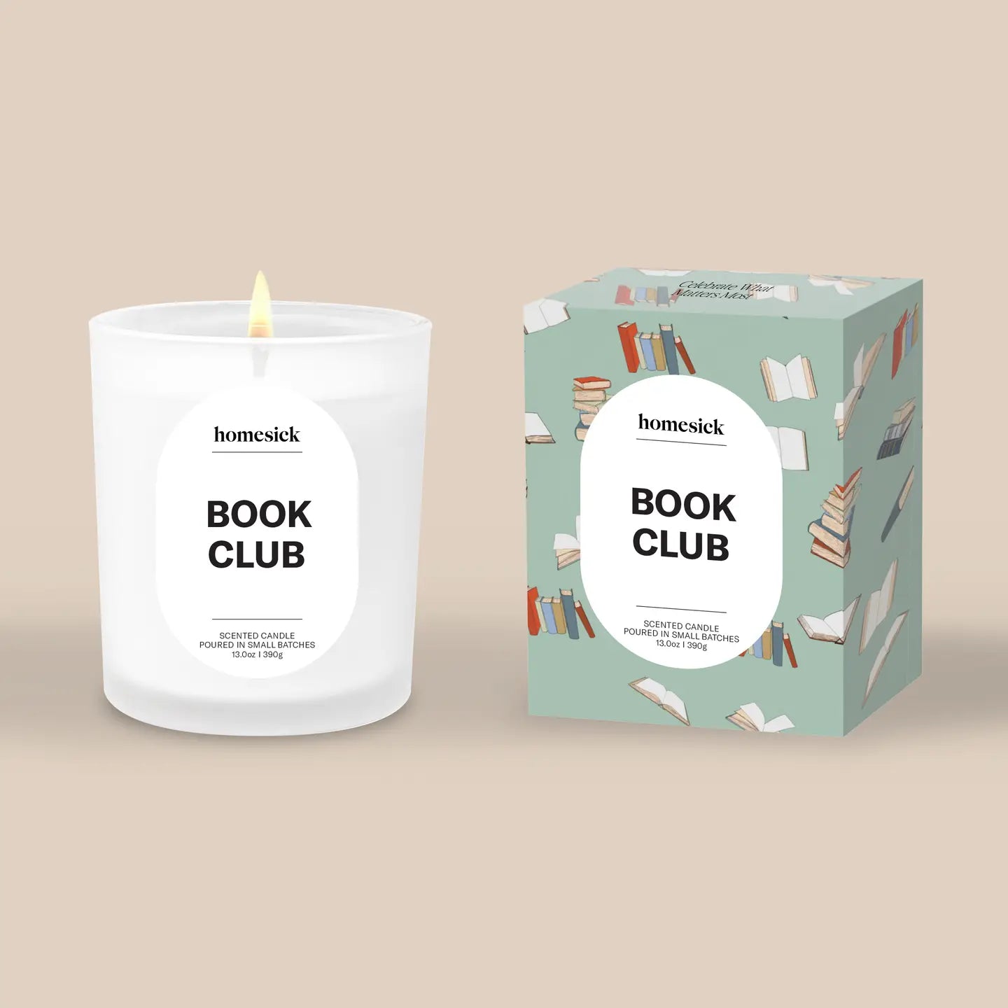 Book Club Candle