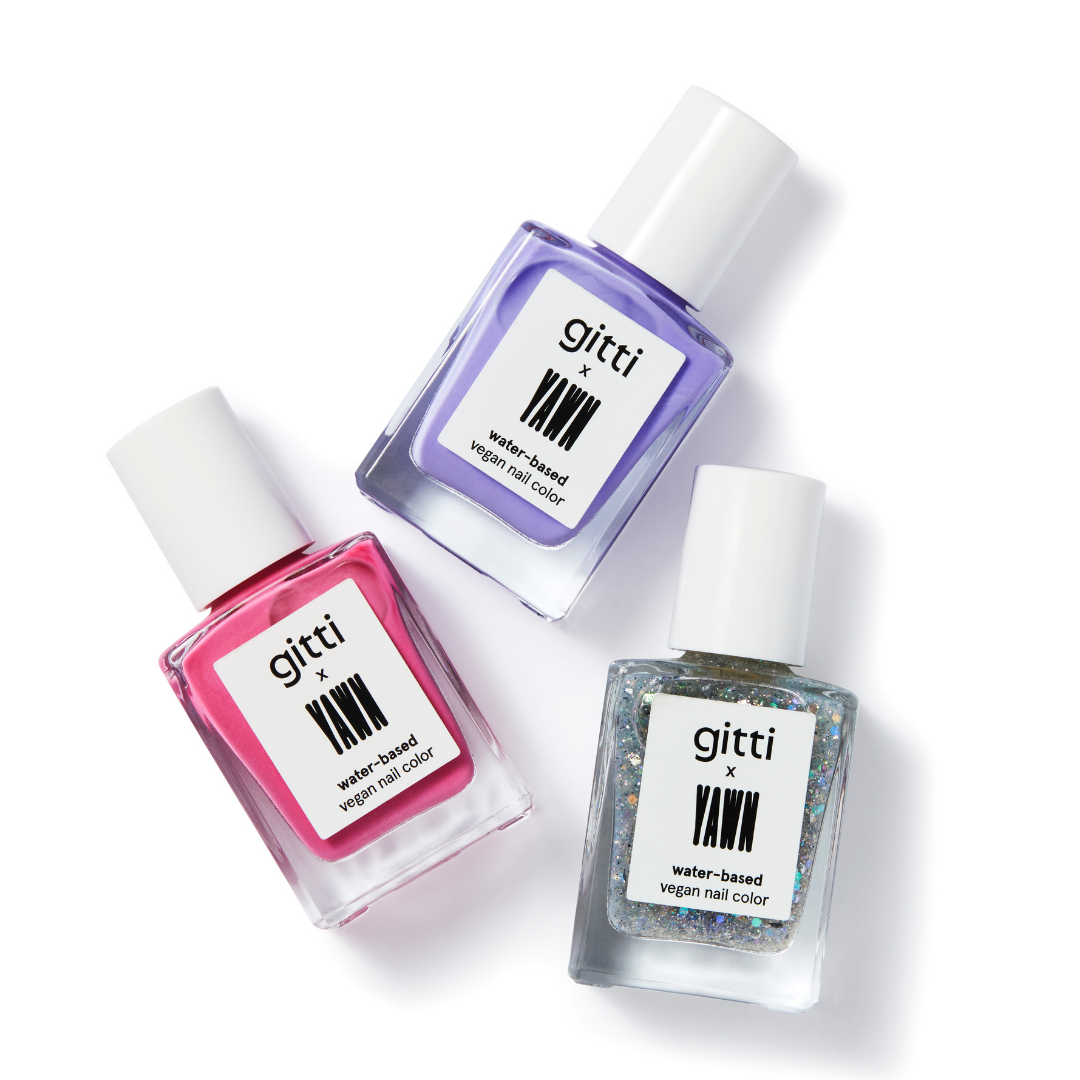 Kids Nail Polish Set - Clean Peel-Off Vegan Nail Polish Trio