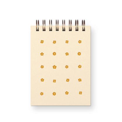 Flower Grid Mini Jotter Notebook