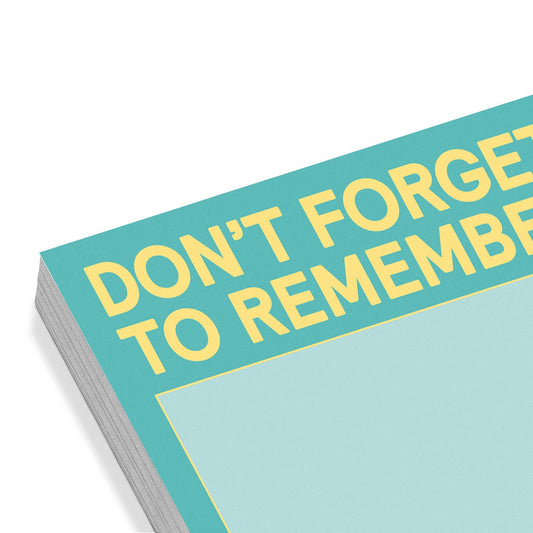 Knock Knock - Don’t Forget to Remember Sticky Note (Pastel Version)