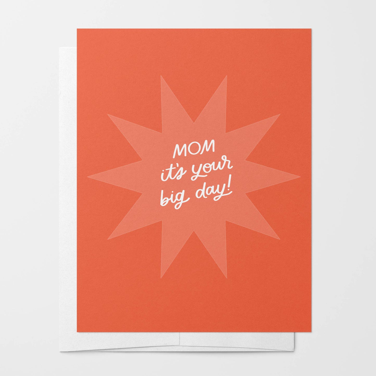 It's Your Big Day Mom Greeting Card