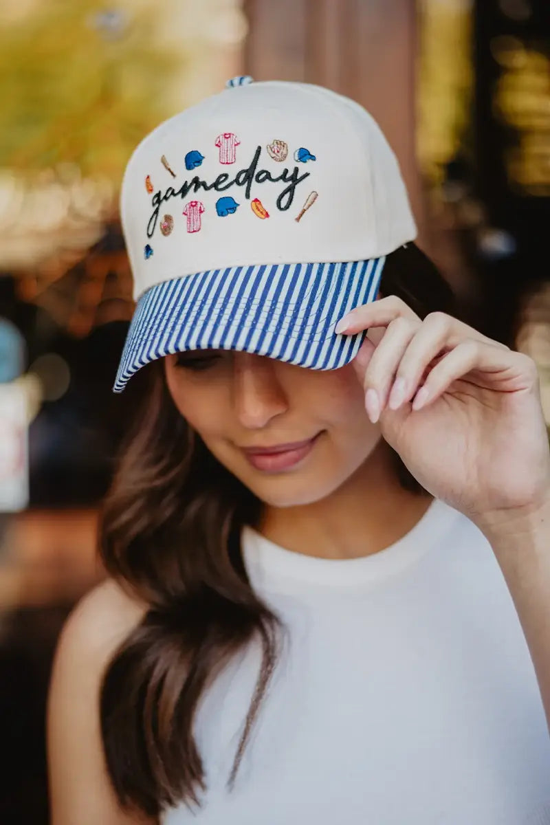 Gameday Baseball Doodles Hat