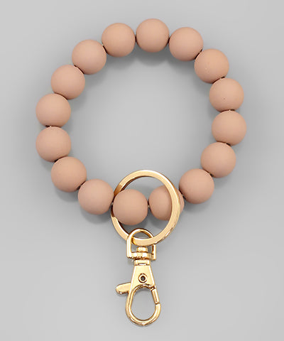 Ball Bead Key Ring Bracelet