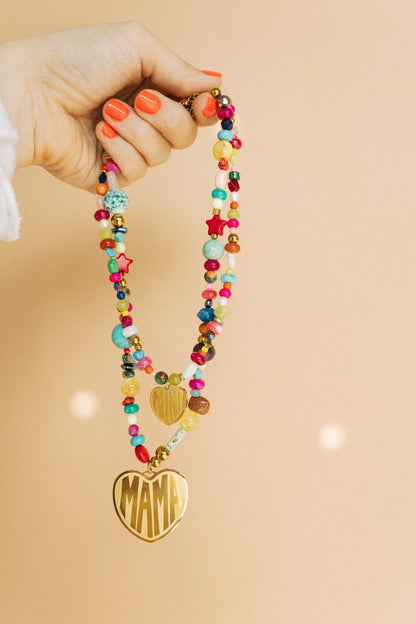 For the Moms Beaded Mama Necklace