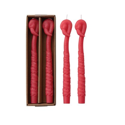 Flamingo Taper Candle