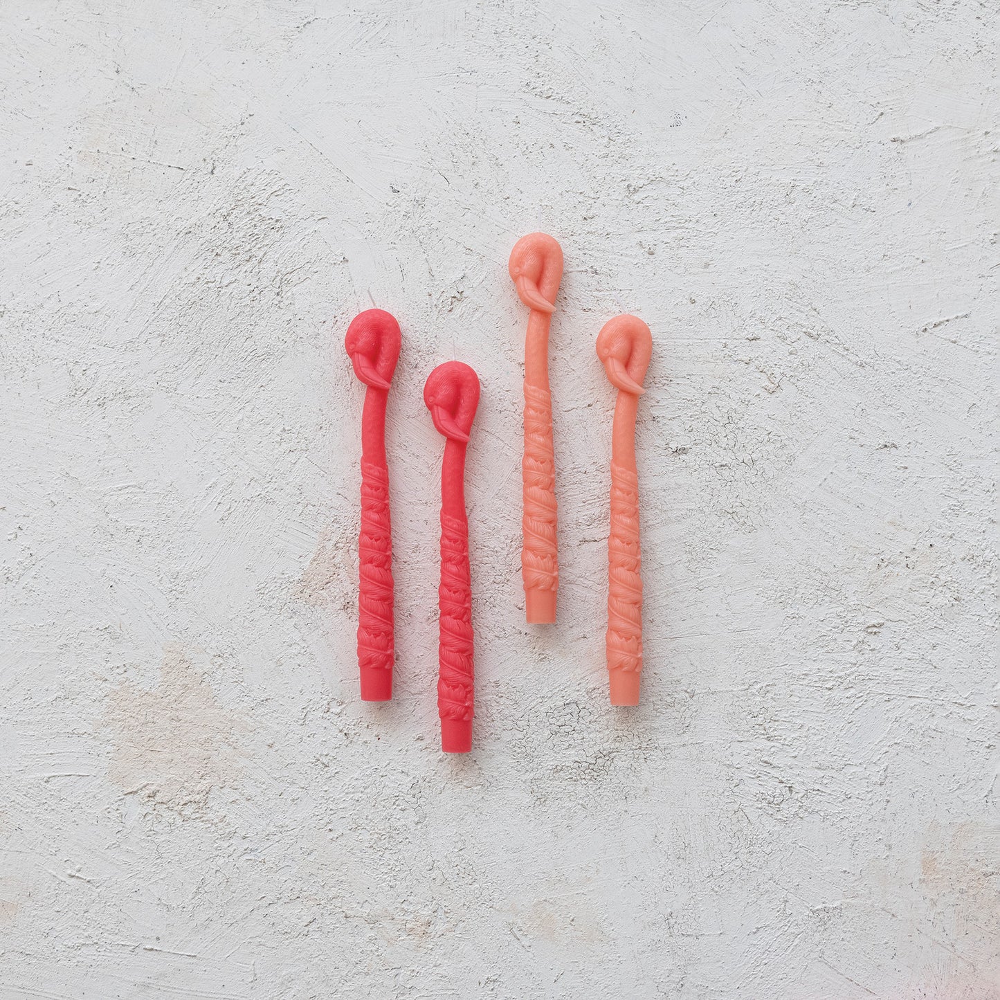 Flamingo Taper Candle
