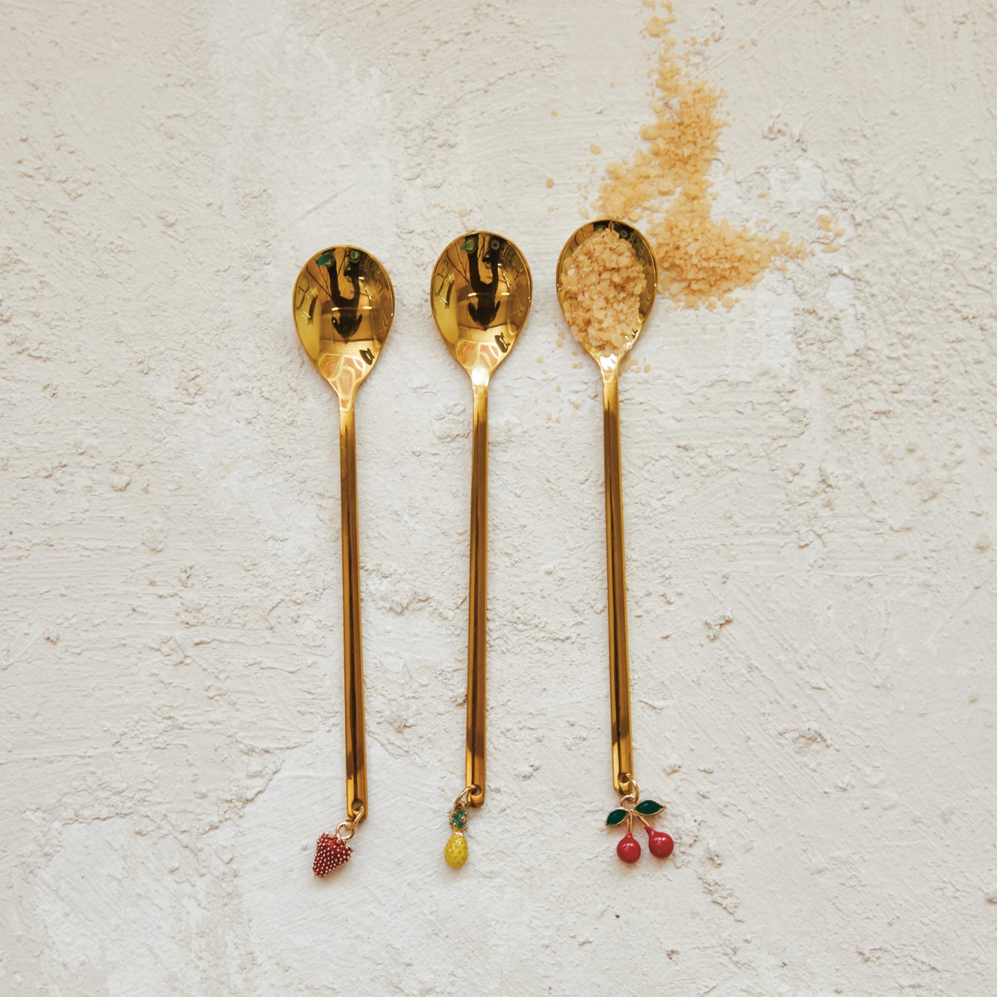 Fruity Charm Stainless Steel Spoon