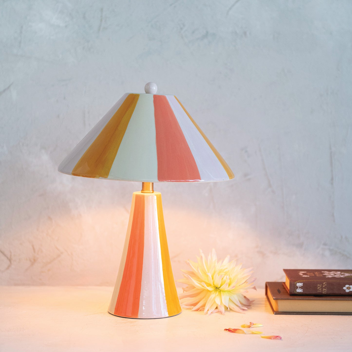 Cirque Striped Table Lamp