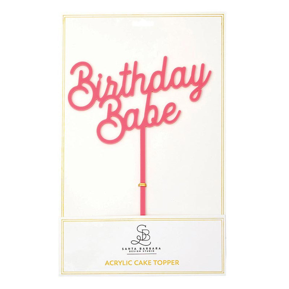 Birthday Babe Cake Topper