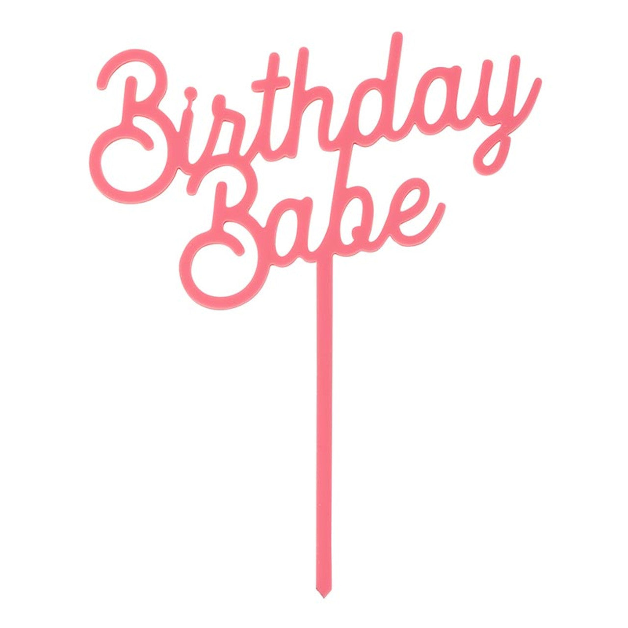 Birthday Babe Cake Topper