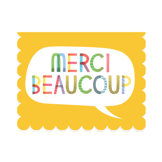 Merci Beaucoup Greeting Card