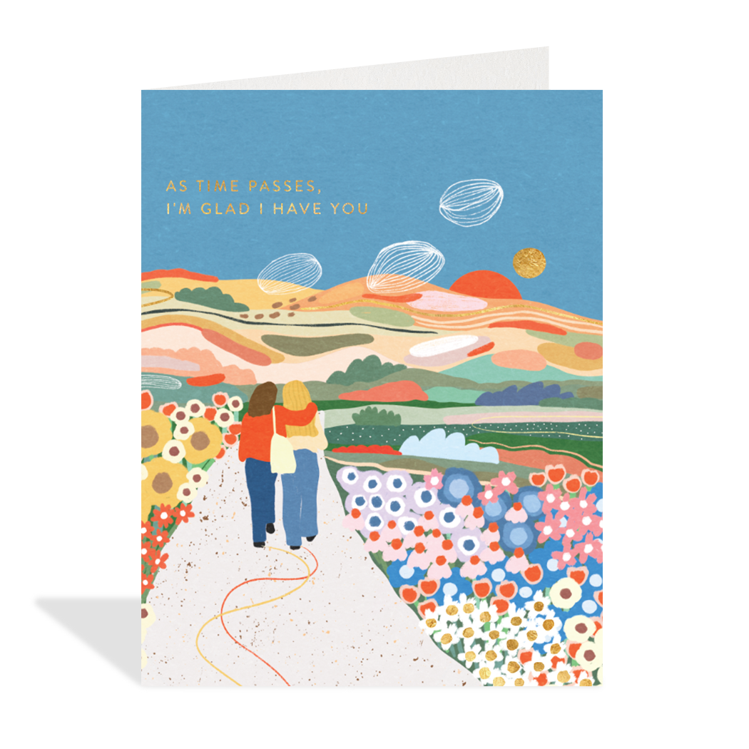 Friendship Stroll Greeting Card