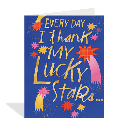 Lucky Stars Greeting Card