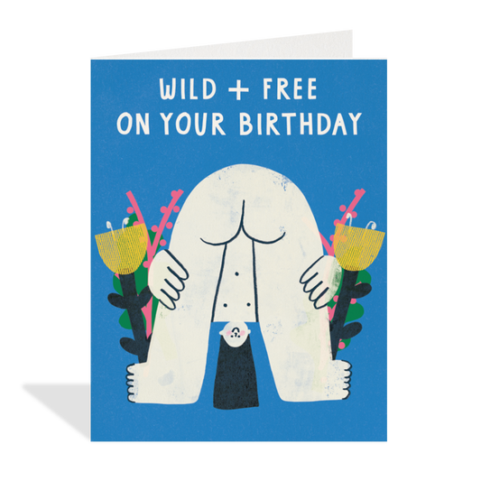 Wild and Free Greeting Card