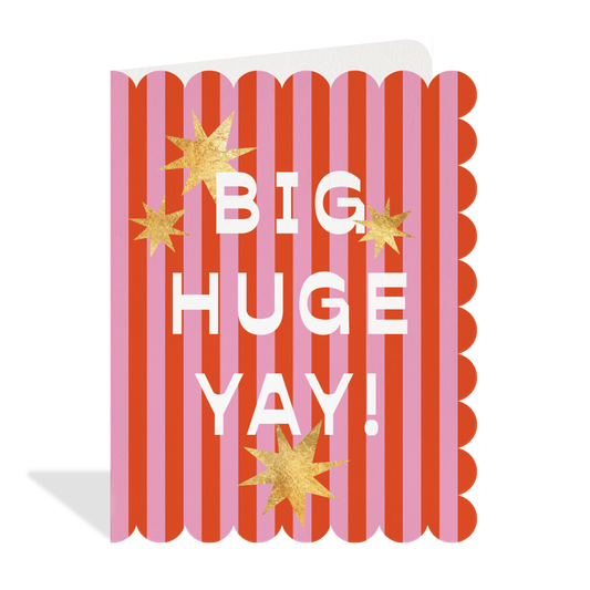 Big Huge Yay Greeting Card