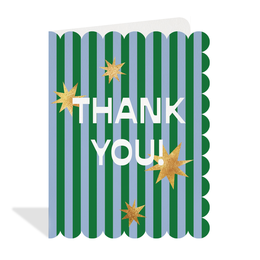 Thank You Stars Greeting Card