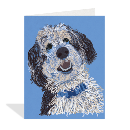 Happy Dog Greeting Card