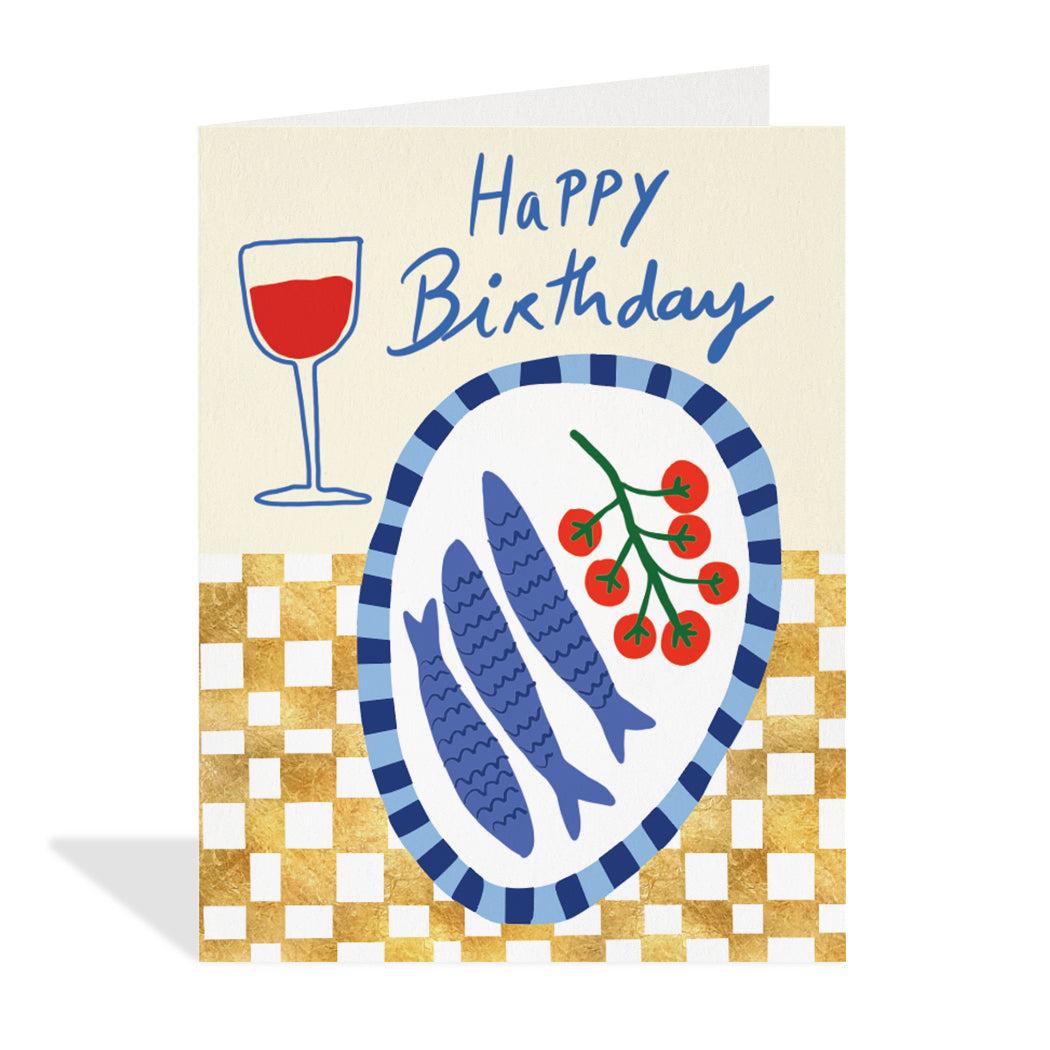 Birthday Supper Greeting Card