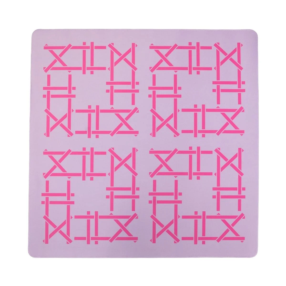 Lilac Trellis Double-Sided Travel Mahjong Mat