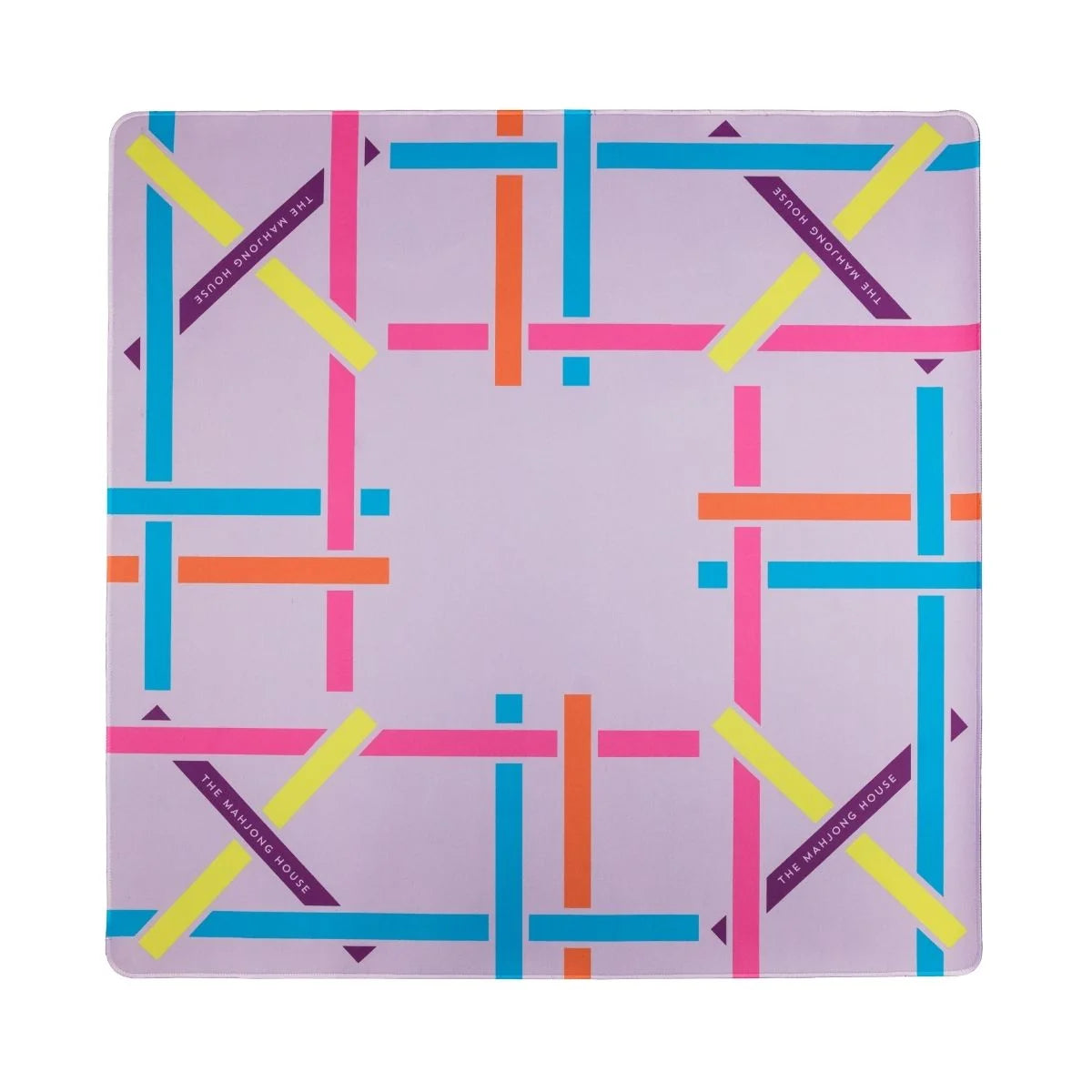Plum Trellis Double-Sided Travel Mahjong Mat