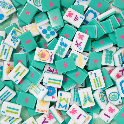 The Brights! Teal House Tiles