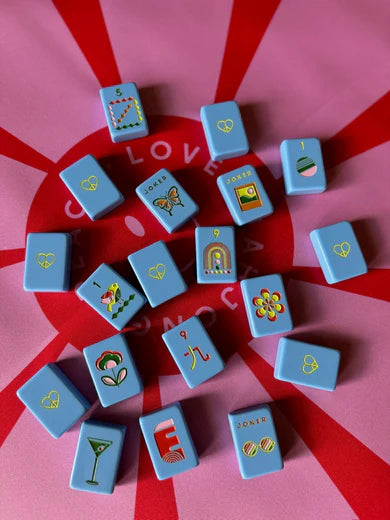 Mod Mahj Tiles | French Blue