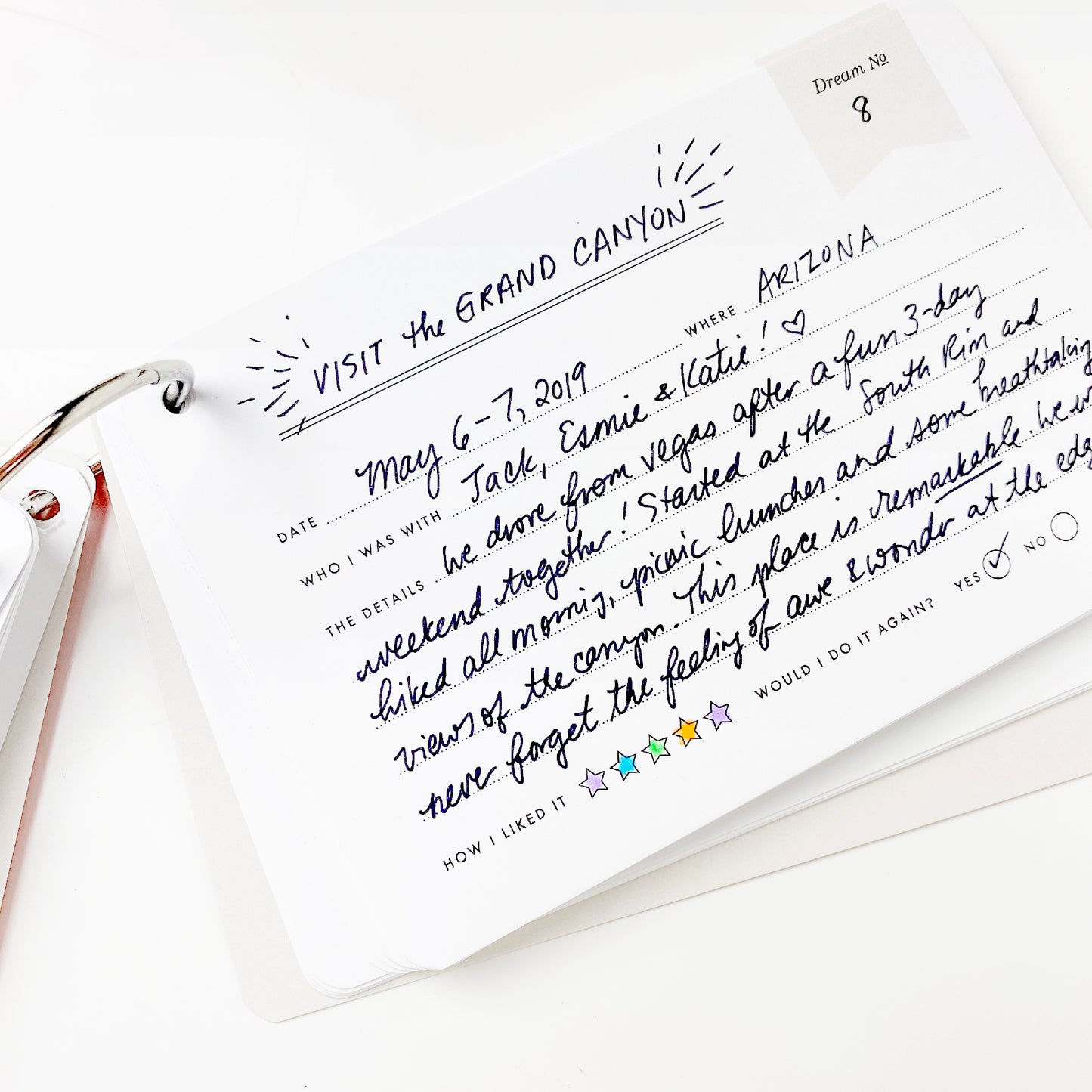 Bucket List Journal