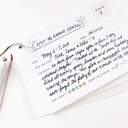 Bucket List Journal