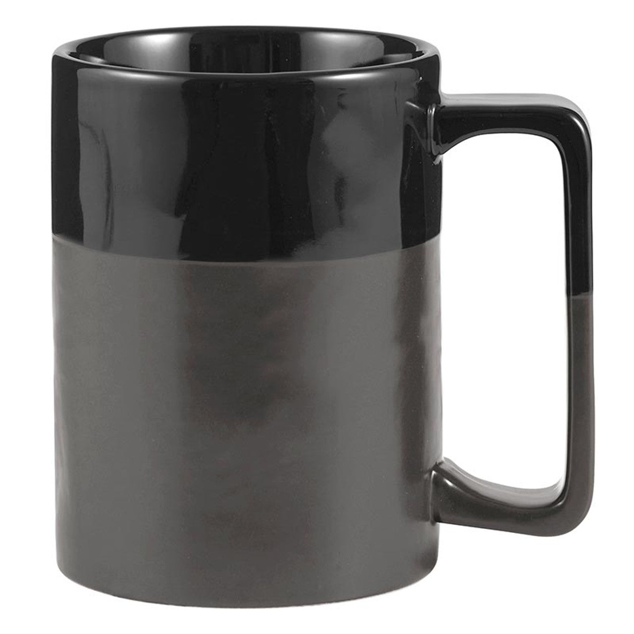 Black Matte and Glossy Coffee Mug