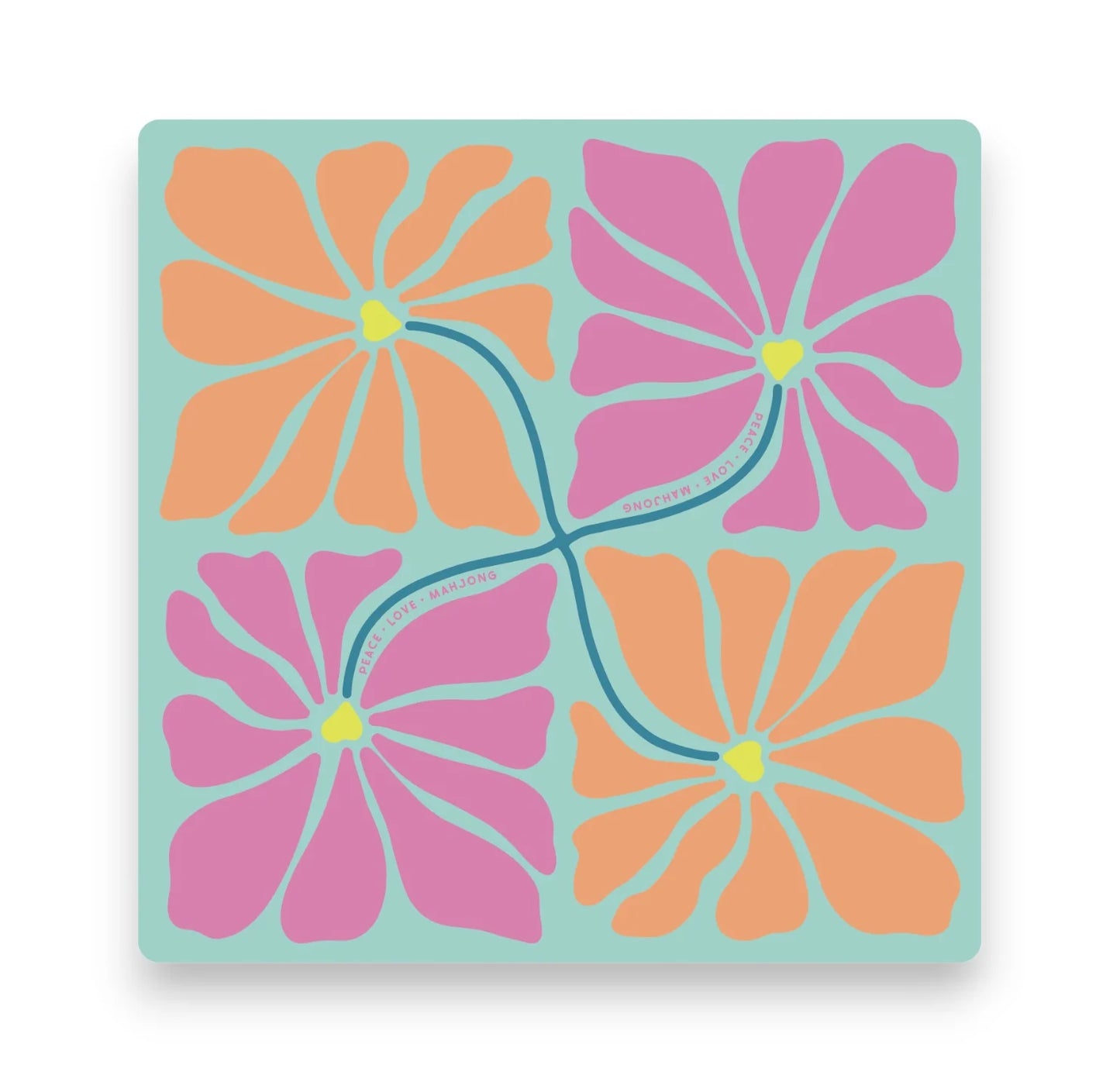 Mahjong Mat | Flowers